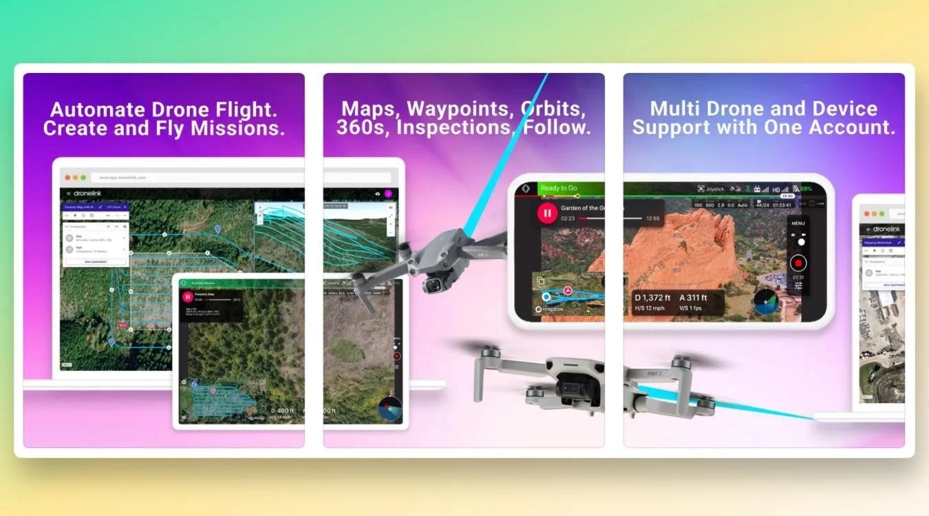 Альтернативы приложения DJI Fly — приложение dronelink