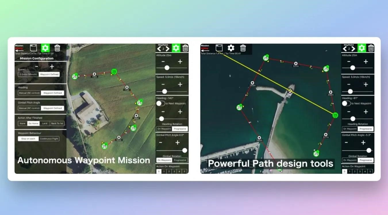 Альтернативы приложения DJI Fly — приложение Maven